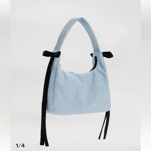 Sandy Liang x Baggu Powder Blue Mini Bow Bag